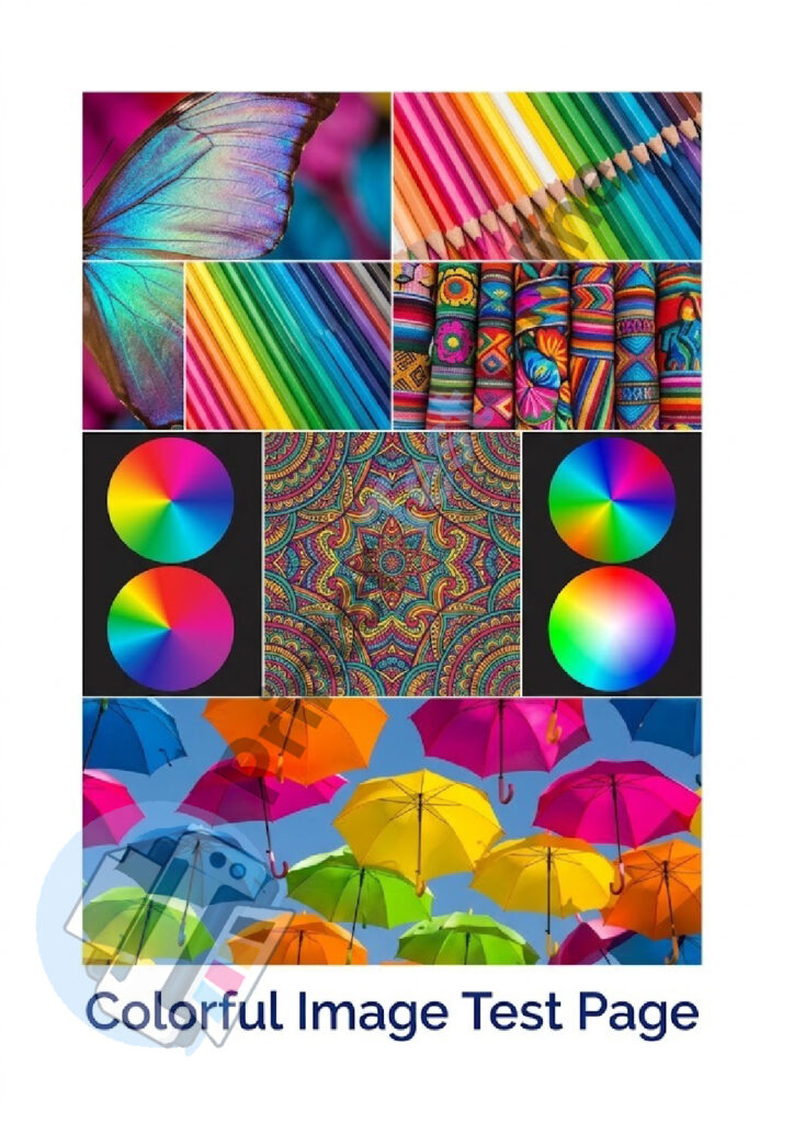 Colorful Image Test Page