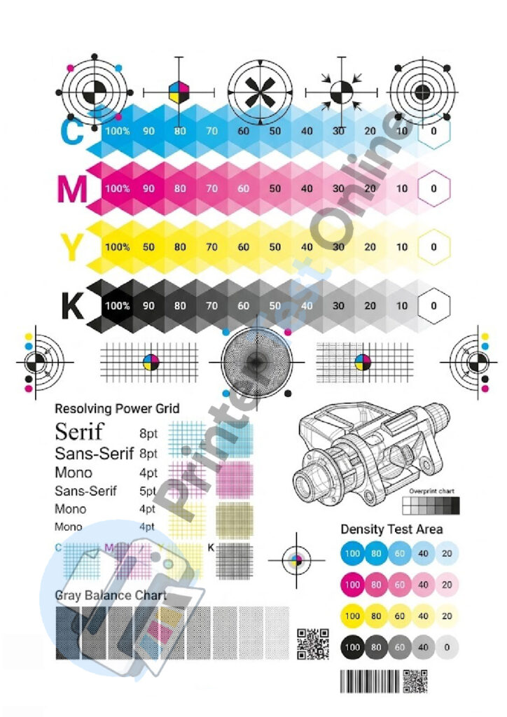 Laser Printer Test Page