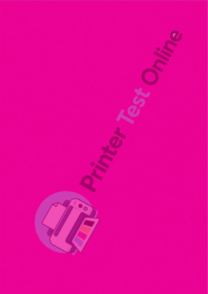 Magenta Test Page