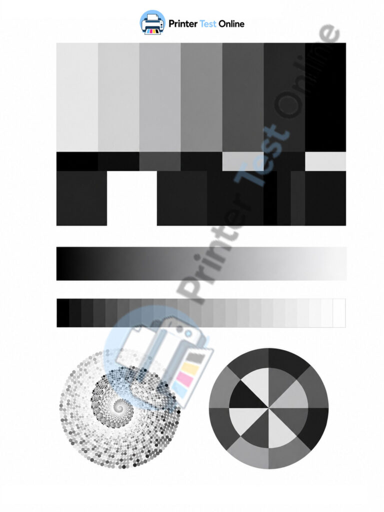 Print Grayscale Test Page