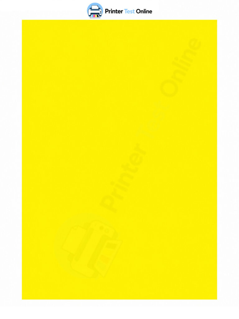 Print Yellow Test Page